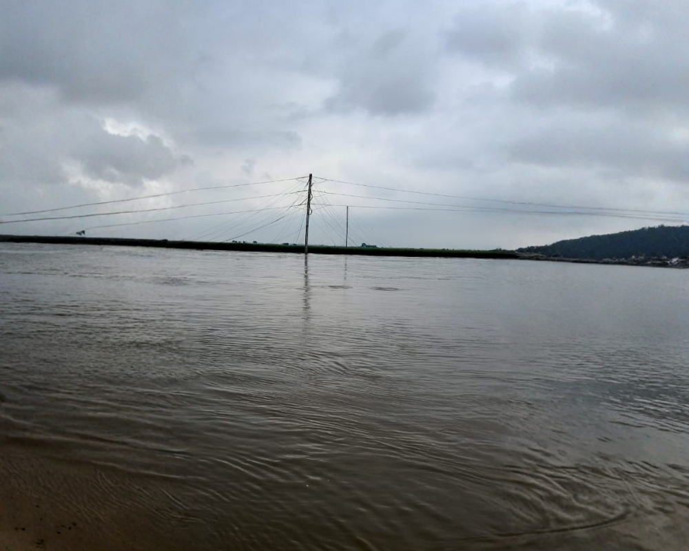 Composite insulated crossarm jumper connecting two ERS Towers during live restoration