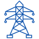 ERS tower configuration for high voltage transmission